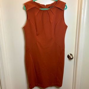 Adrienne Vittadini Burnt Orange dress. Size 14